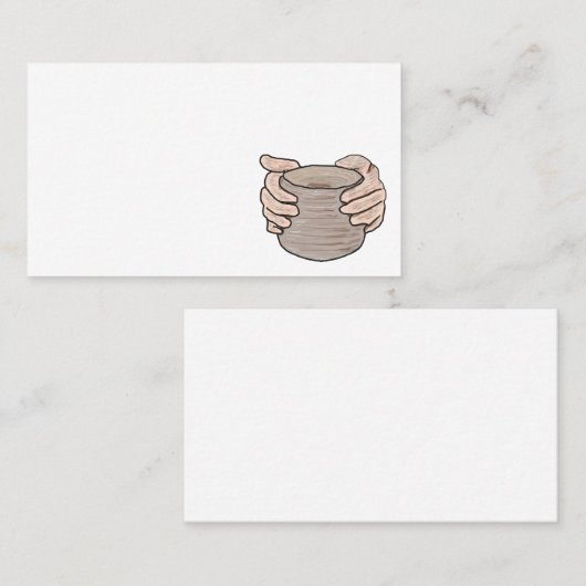 陶芸の手 名刺 (正面/裏面)