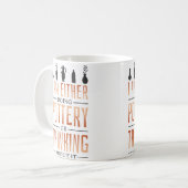 陶芸をしているか陶芸のことを考えているかのどちらかです コーヒーマグカップ (正面左)