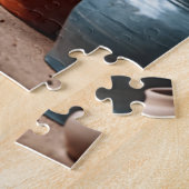 陶芸イタリアン室のグレイハウンド犬 ジグソーパズル (側面)