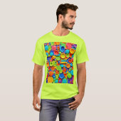 陶芸カラフル術 Tシャツ (正面フル)