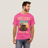 陶芸クール陶芸ポット愛好家 Tシャツ (正面フル)