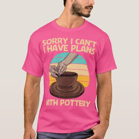 陶芸クール陶芸ポット愛好家 Tシャツ (正面)