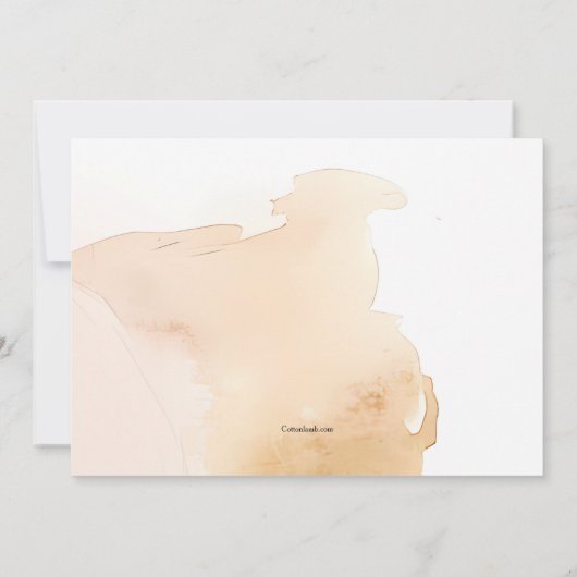 陶芸パーティー 招待状 (裏面)