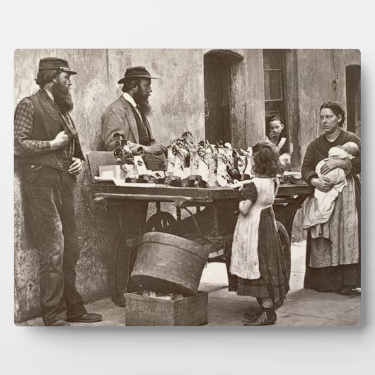 陶芸ファンシー商1876年~77年(木版型) フォトプラーク (正面)