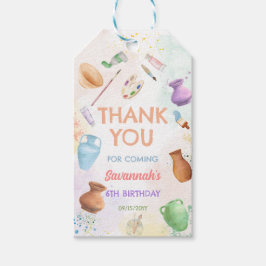 陶芸ペイントバースデー ギフトタグ