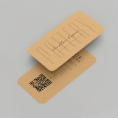 陶芸モダン作家ブラウンシュガーモノグラム 名刺