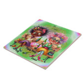 陶芸予測できな瓦を混ぜたワインレディース タイル (側面)