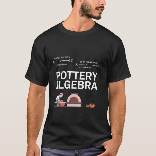 陶芸代数 – 陶芸家陶芸家 Tシャツ (正面)