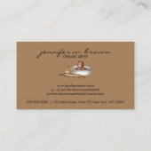 陶芸作家ツールブラック 名刺 (裏面)