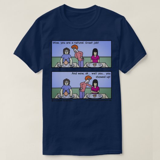 陶芸先生 Tシャツ (デザイン正面)