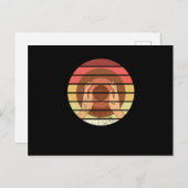 陶芸品レトロ陶芸彫刻家ギフト ポストカード (正面/裏面)