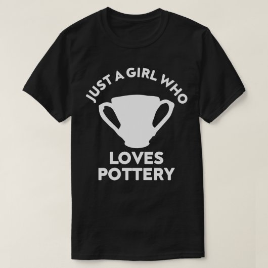 陶芸好きだけの女の子プレゼント1 Tシャツ (デザイン正面)