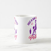 陶芸好きな女の子 コーヒーマグカップ (中央)