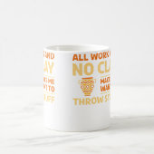 陶芸好きのための「全ての仕事と陶土なし」P コーヒーマグカップ (中央)