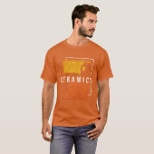陶芸家のためのスイーツギフト Tシャツ (正面フル)