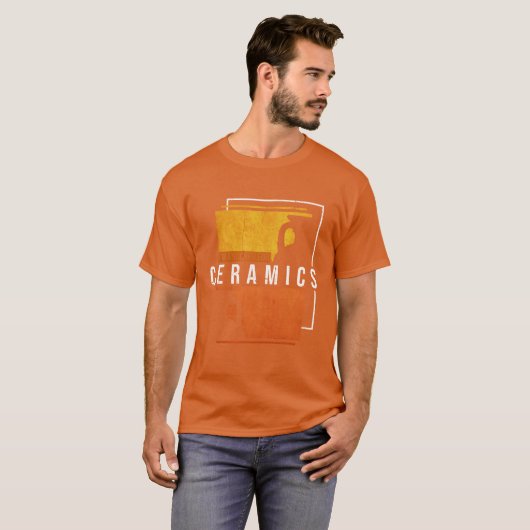 陶芸家のためのスイーツギフト Tシャツ (正面フル)