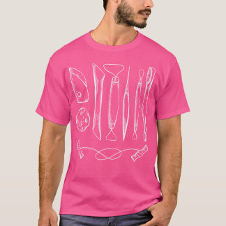 陶芸家のための陶器道具 Tシャツ