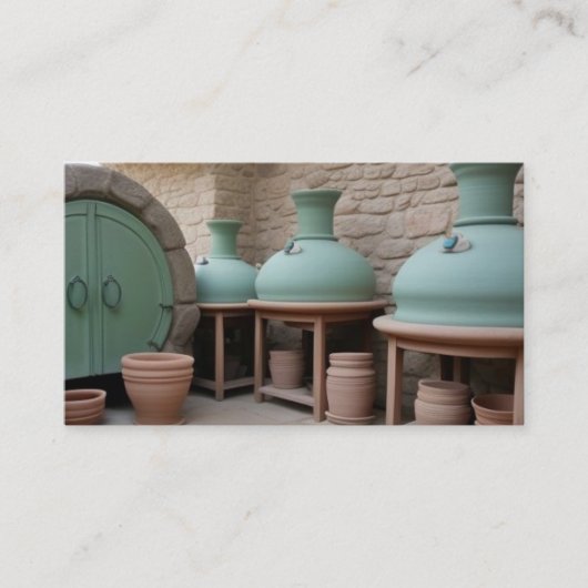 陶芸家アンティーク名刺 名刺 (正面)