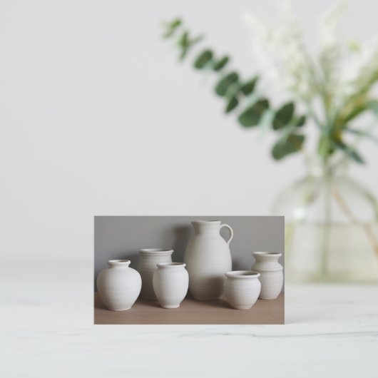 陶芸家アンティーク名刺 名刺 (スタンド正面)