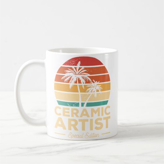 陶芸家 陶器 コーヒーマグカップ (左)