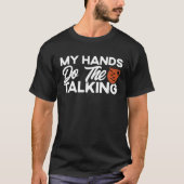 陶芸家My Hands Do The Talking Pottery Cla Tシャツ (正面)