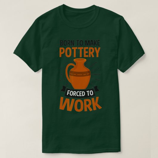 陶芸生まれのデザイン陶芸を作る – 1 Tシャツ (デザイン正面)