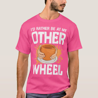 陶芸用の別のろくろにいたい C Tシャツ