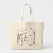 陶芸用トートバッグ ラージトートバッグ (正面)