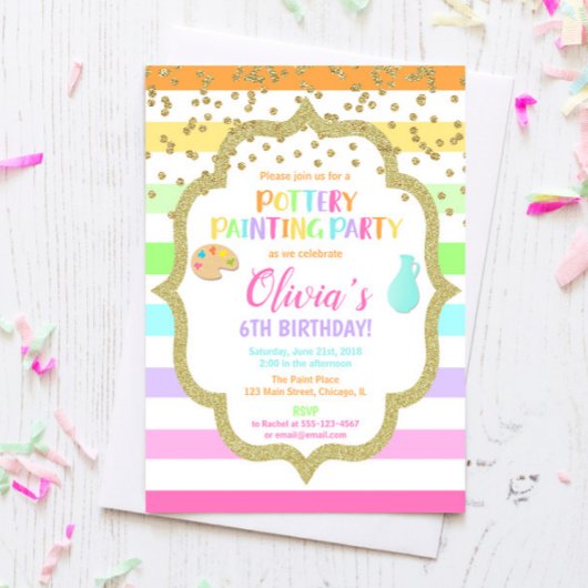 陶芸絵を描の生誕絵を描生会の招待 招待状