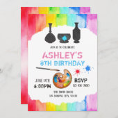 陶芸絵付けのお誘い 招待状 (正面/裏面)