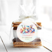 陶芸絵画誕生会 ラウンドシール