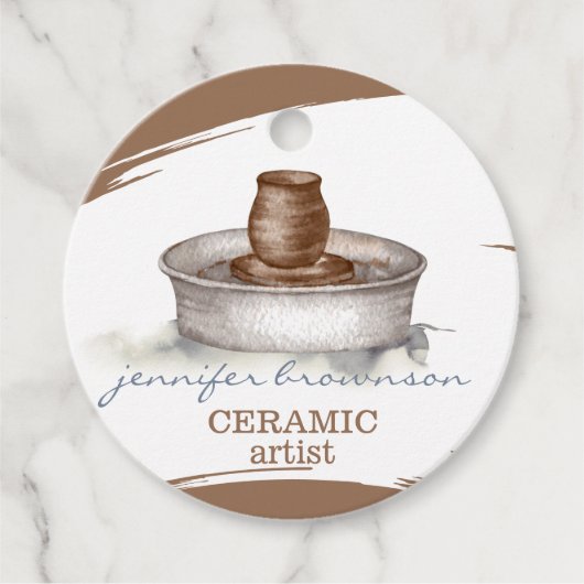 陶芸美術工芸美術工芸品ビジネス フェイバータグ (正面)