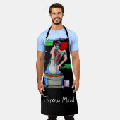 陶芸陶磁器 エプロン (着用した状態)