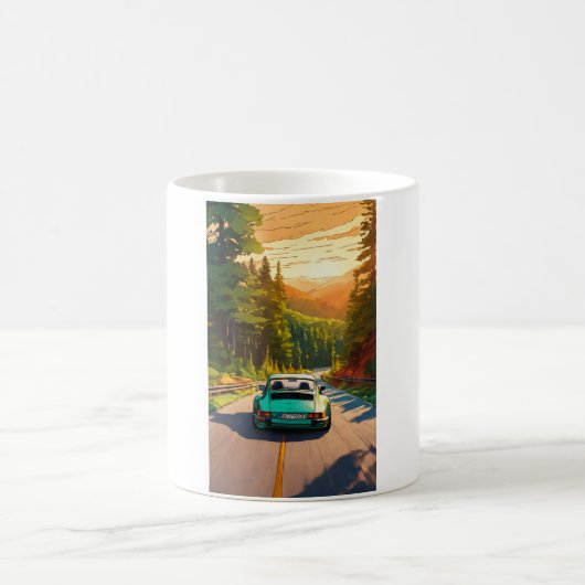 陶茶魅力的マグカップ コーヒーマグカップ (中央)