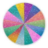 陶製きらきら光るのノブを上げる セラミックノブ (正面)