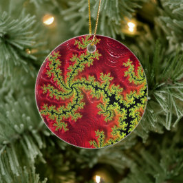 陶製の走装飾を通した川 セラミックオーナメント