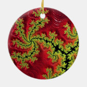 陶製の走装飾を通した川 セラミックオーナメント (裏面)