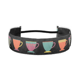 陶製カラフルティーカップ、冬ホットコーヒーマグ アスレチックヘッドバンド