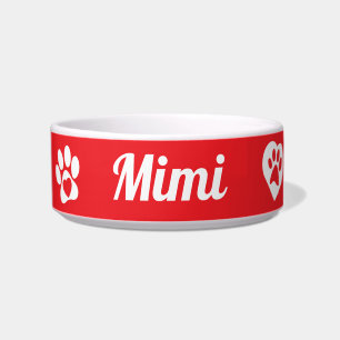 陶製パーソナライズされたキャットボカスタマイズール ボウル