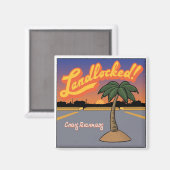 「陸に上がった！」 カバー独身のマグネット マグネット (正面/裏面)