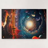 陸アート地 ジグソーパズル (横)