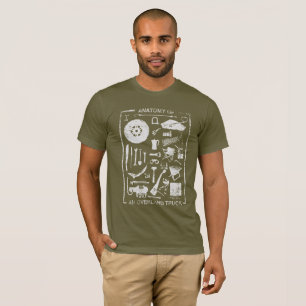 陸上のトラックの解剖学 Tシャツ