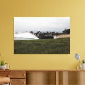 陸上の航空機のエアクシ来ョン キャンバスプリント (インサイチュ (リビング))