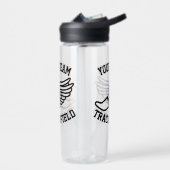 陸上クロスカントリーランニングズのカスタム ウォーターボトル (左面)