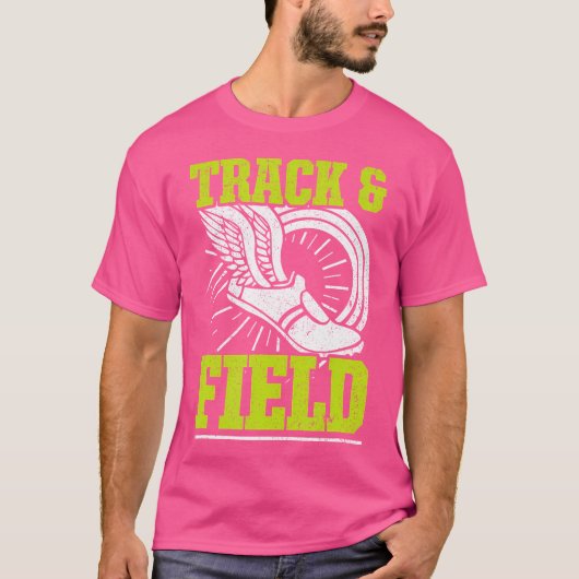 陸上トラックチーム 女性 男性 Tシャツ (正面)