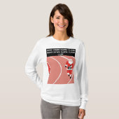 陸上トラック＆フィールド クリスマスTシャツ Tシャツ (正面フル)