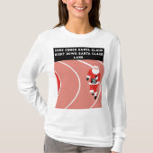 陸上トラック＆フィールド クリスマスTシャツ Tシャツ (正面)