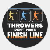 陸上ハンマー投げ機の仕上げがない ラウンドシール (正面)