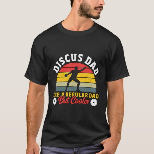 陸上投球ショット投球ディスカスロワーD Tシャツ (正面)
