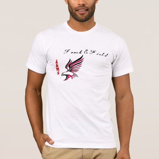 陸上競技のチームTシャツ Tシャツ (正面)